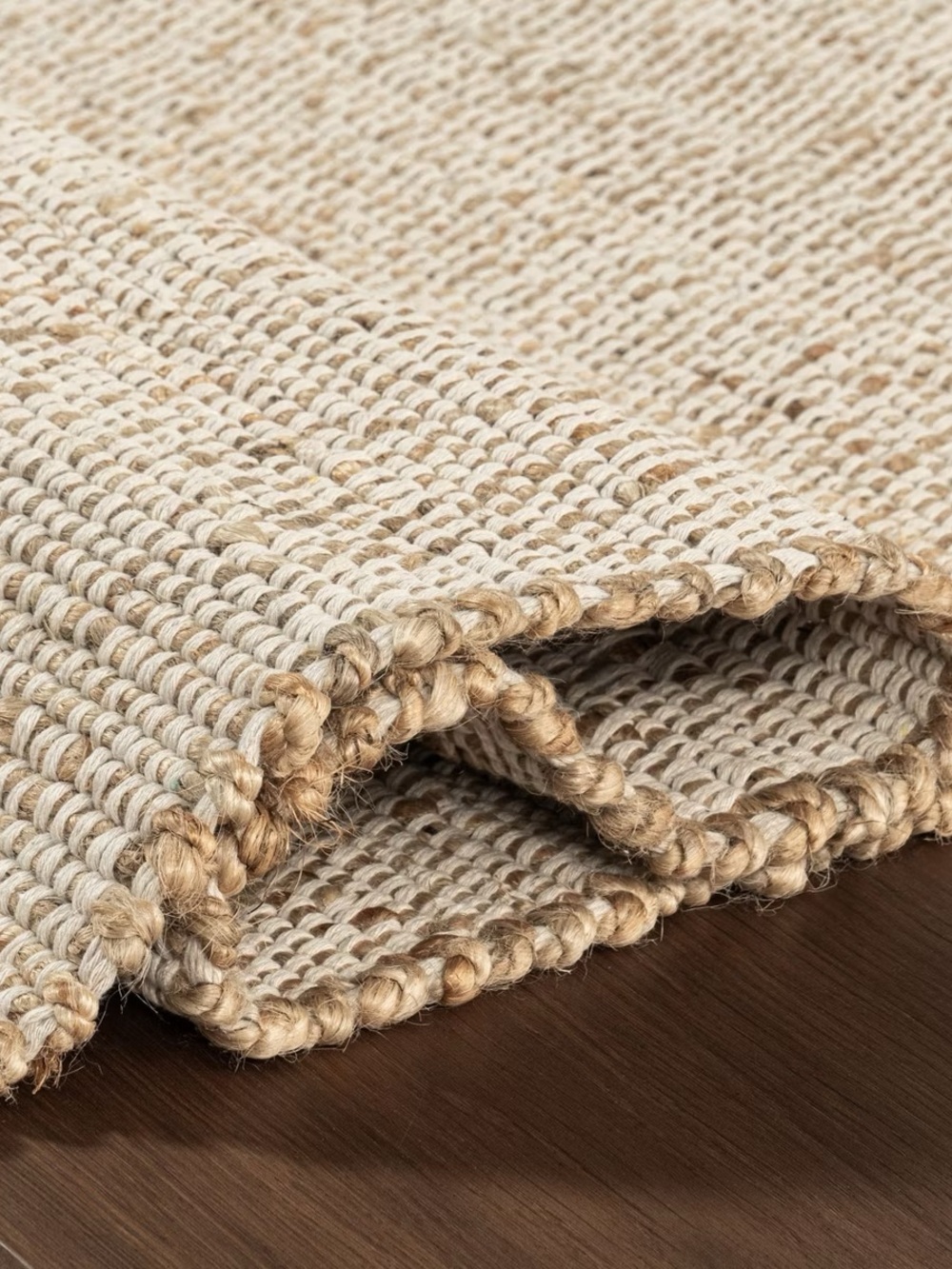 Beige Woven Runner Rug - Neutral Natural Runner - Picture 4 of 6